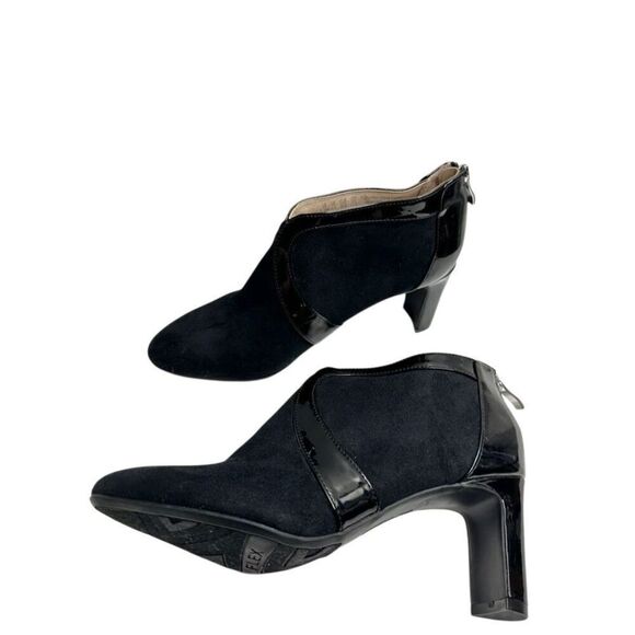 Life Stride Boots Size 6.5 Black Microsuede Cushioned Ankle Booties NEW - Picture 4 of 9